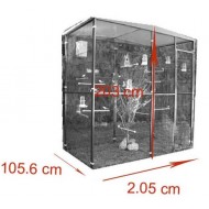 Exterierová voliéra 2x1x2 m